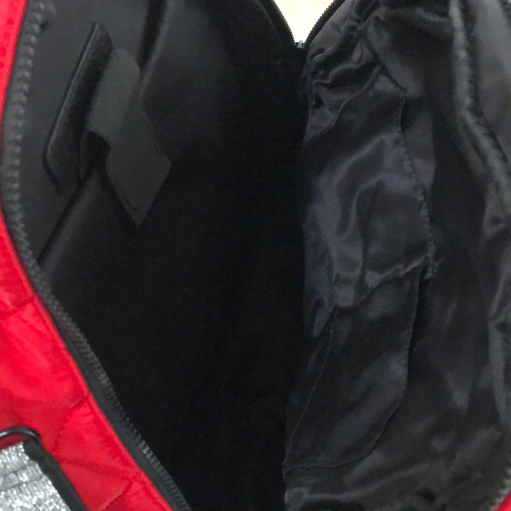 Steve Madden Red Quilted Backpack - Picture 6 of 8